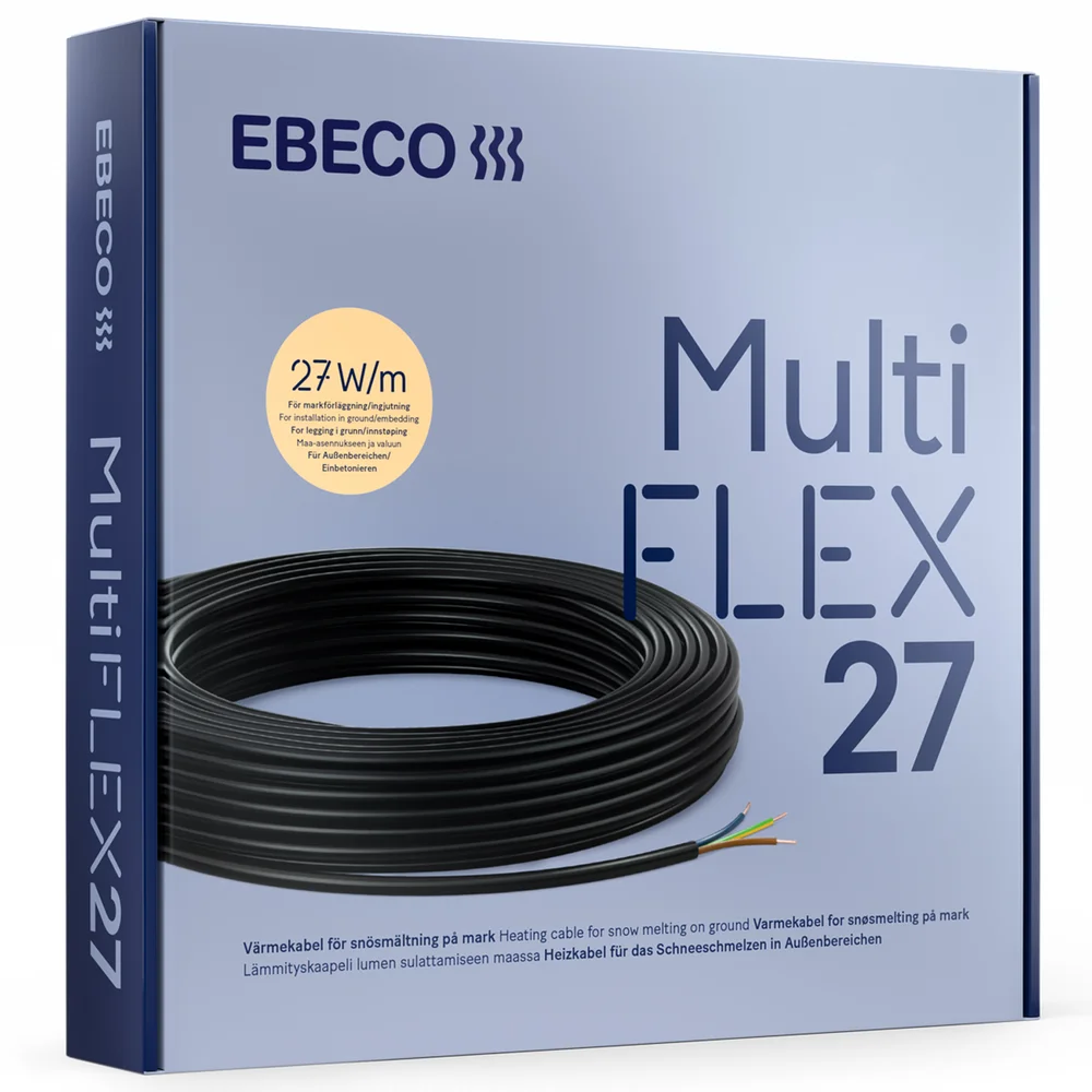 EBECO MULTIFLEX 27 VARMEKABEL 156 M 4250 W v:4905003