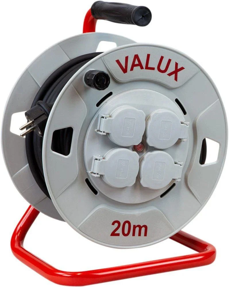 VALUX KABELTROMMEL 4V 20M 3G1.5 230V v:5374449