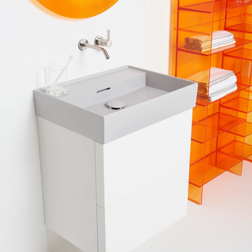 LAUFEN KARTELL SERVANT 46X46 CM LCC U/OVERLØP MATT GRÅ v:3117827 LAUFEN KARTELL SERVANT 46X46 CM LCC U/OVERLØP MATT GRÅ v:3117827