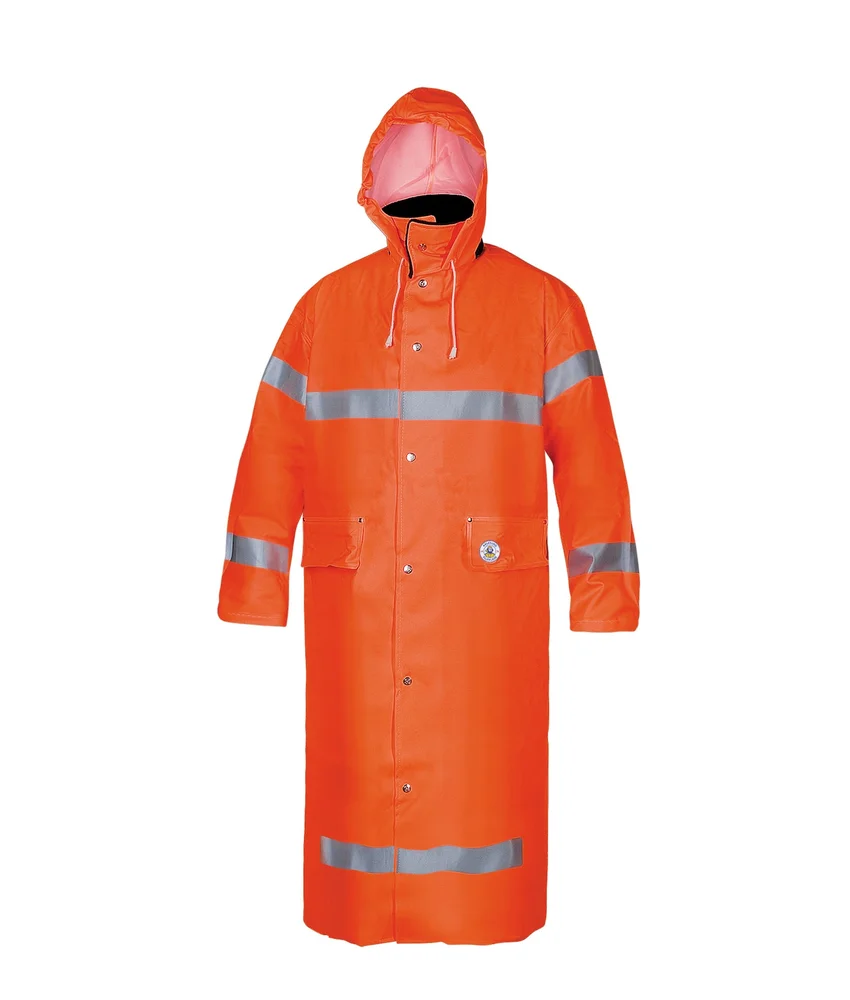 AALESUND OLJEKLEDER OSLO REGNFRAKK HI VIS ORANGE L v:7426442