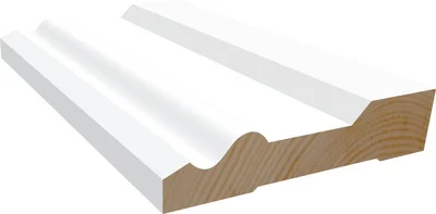 Gulvlist Klassisk B malt Furu 15x095x4400 v:5882810 Gulvlist Klassisk B malt Furu 15x095x4400 v:5882810