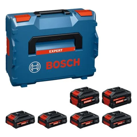 EXPERT 4xEXBA18V-40 + 2xEXBA18V-80 Bosch Batteripakke 4096524