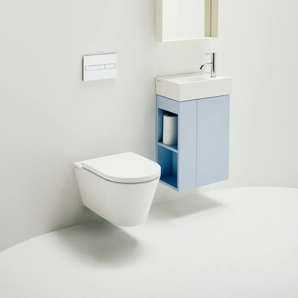 LAUFEN KARTELL RIMLESS VEGGSKÅL M/TOALETTSETE v:5480056