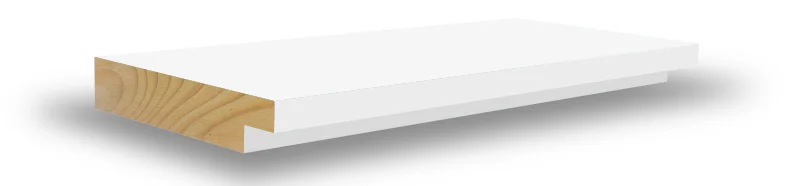 Dørsett furu 18x045 utforing klassisk hvit v:9152725