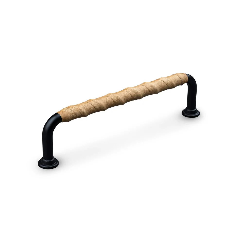 THEOFILS HÅNDTAK BURANO CC128 MATT SVART NATUR TVINNET v:1413703