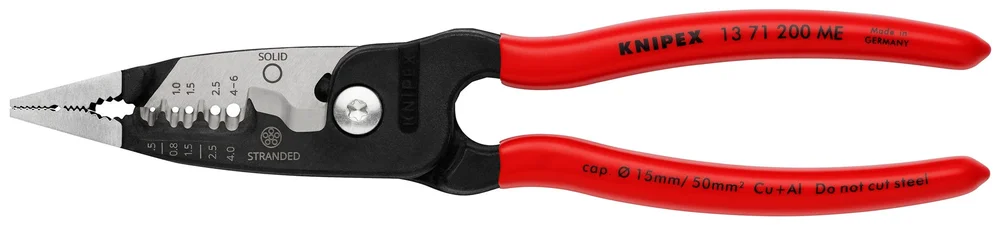KNIPEX MULTITANG FOR ELEKTRIKER, 13 71 200 ME v:9955726 KNIPEX MULTITANG FOR ELEKTRIKER, 13 71 200 ME v:9955726