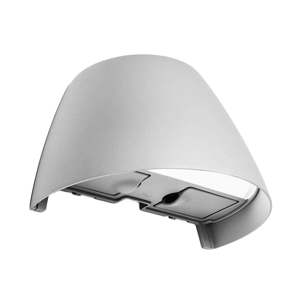 Plejd Vegglampe OUT-02-U, 13w 1000lm 2,2-4k, Uttak, Grå v:1666590