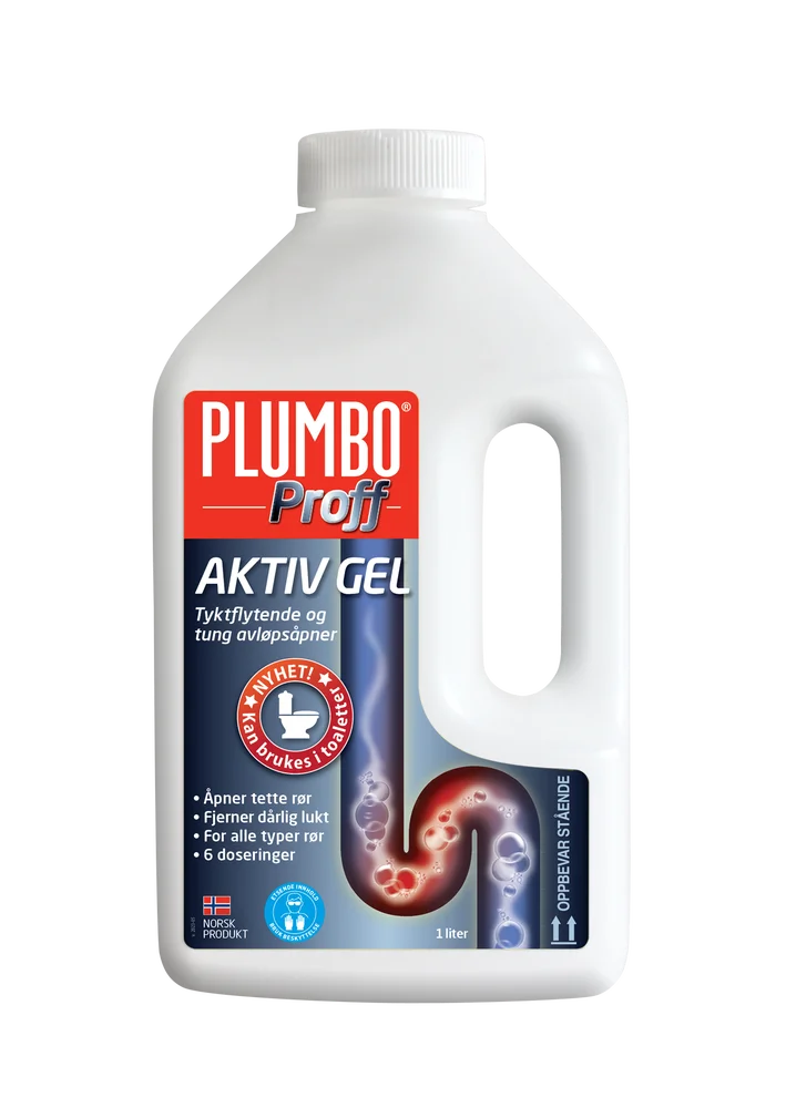 Avløpsåpner aktiv gel 1200 gram v:7566651 Avløpsåpner aktiv gel 1200 gram v:7566651