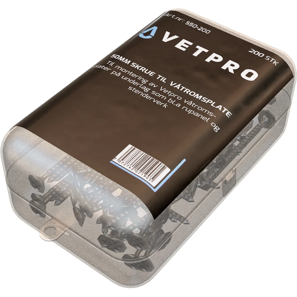 VETPRO 50MM SKRUE 200 STK v:5772334 VETPRO 50MM SKRUE 200 STK v:5772334