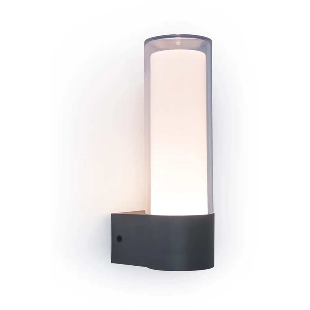 LUTEC CONNECTED DROPA VEGGHENGT LAMPE MØRK GRÅ v:6029004