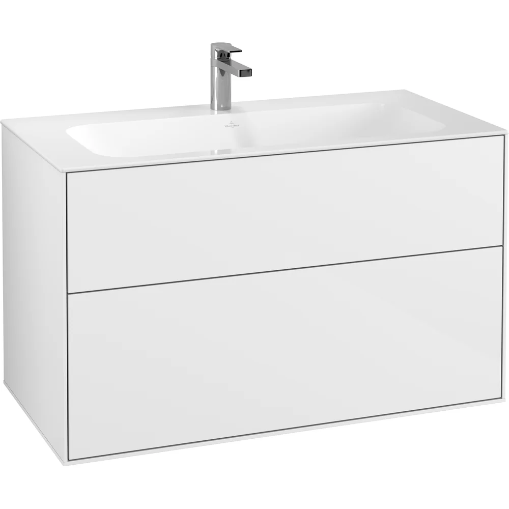 VILLEROY & BOCH FINION SERVANTSKAP 100 HVIT HØYGLANS LAKK v:2040246
