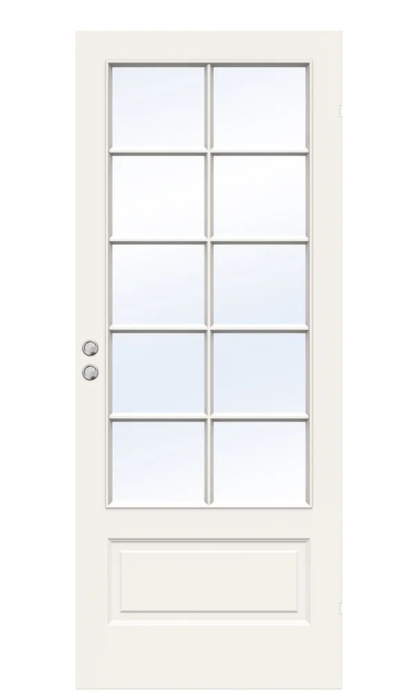 Dør sd style sp10 9×21 hvit skyvedør klart glass v:8787963