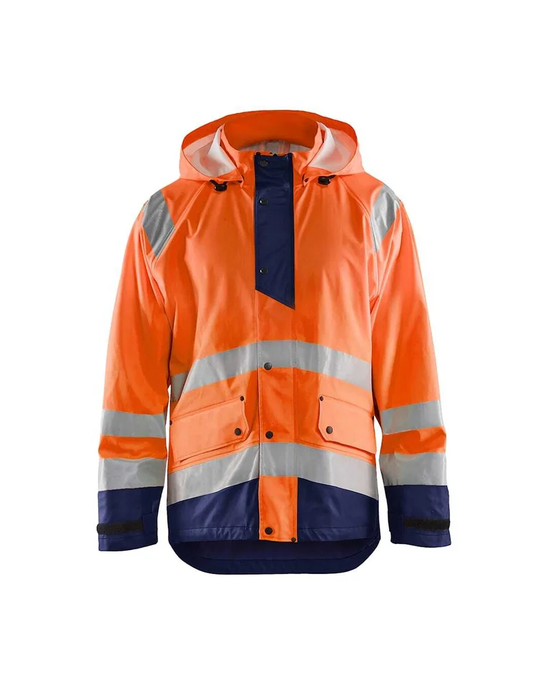 REGNJAKKE VARSEL 4323 2000 ORANGE/MARINEBLÅ v:2550898 REGNJAKKE VARSEL 4323 2000 ORANGE/MARINEBLÅ v:2550898