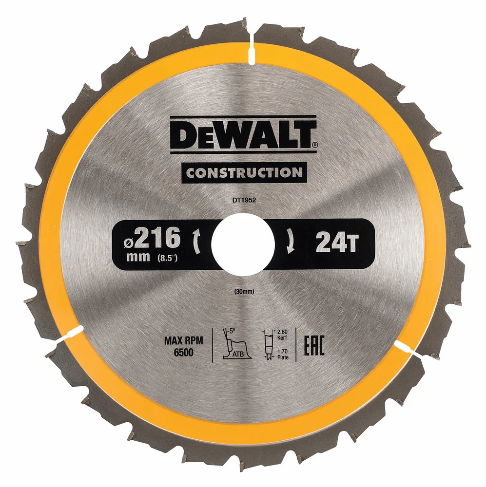 SAGBLAD 216X30X24T CONSTRUCT DT1952 v:7216094 SAGBLAD 216X30X24T CONSTRUCT DT1952 v:7216094