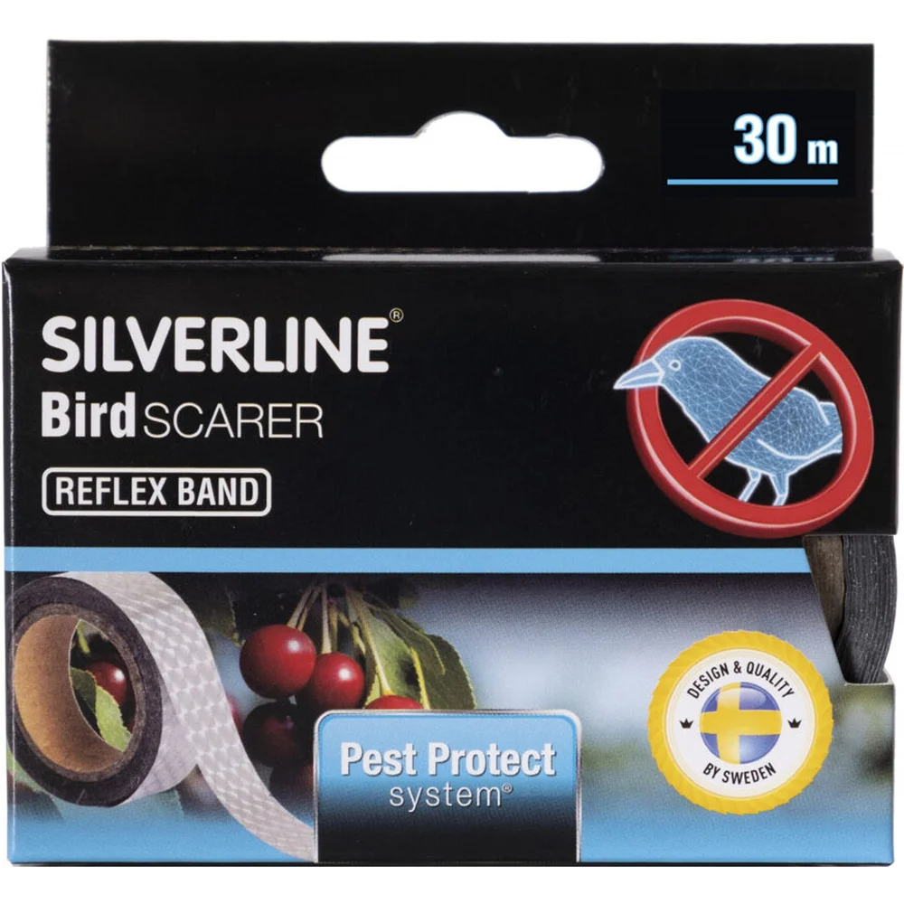Silverline Fugleskremmer, refleksbånd 30 m v:9788358 Silverline Fugleskremmer, refleksbånd 30 m v:9788358