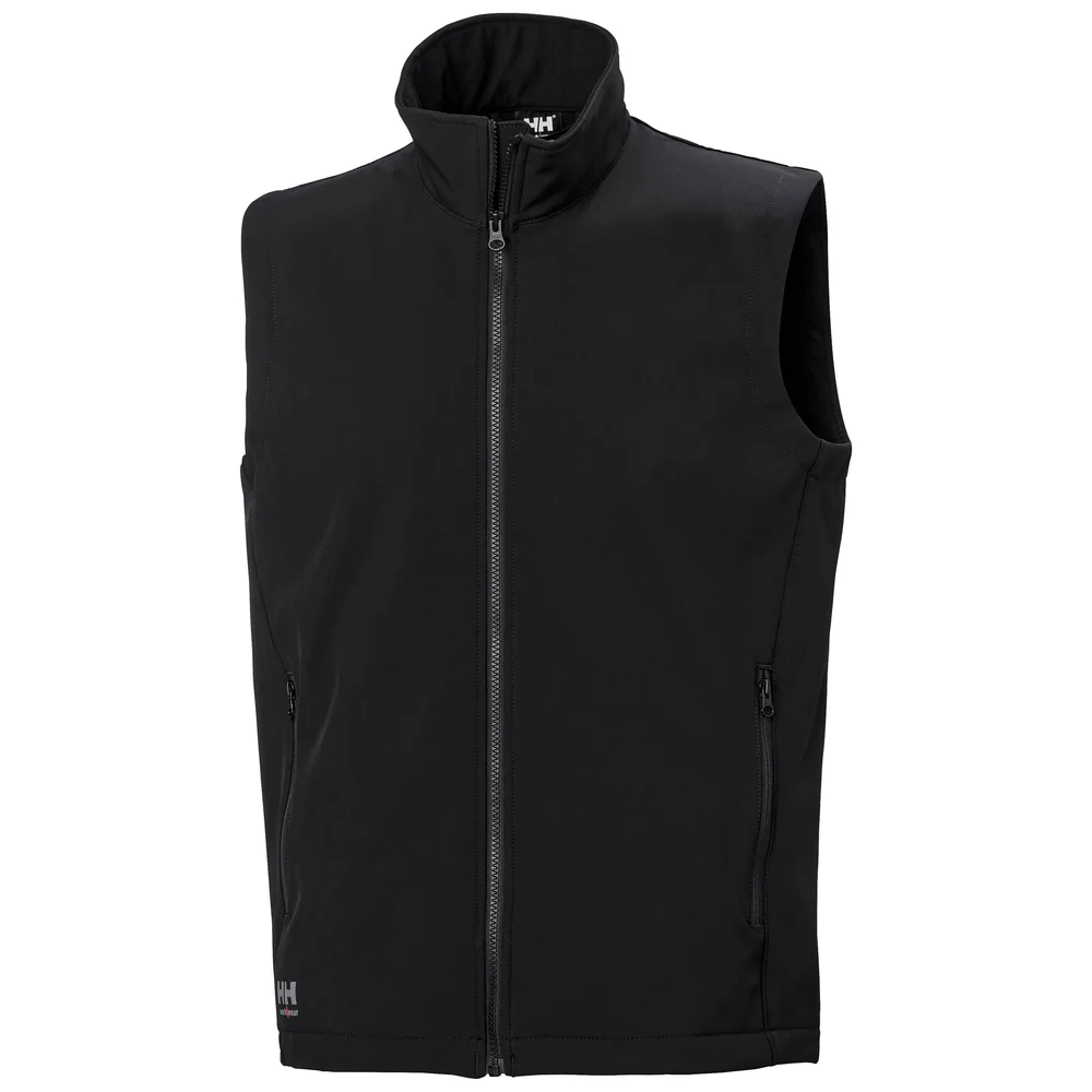 Helly Hansen Workwear Softshellvest Manchester 2.0, svart v:3948718 Helly Hansen Workwear Softshellvest Manchester 2.0, svart v:3948718