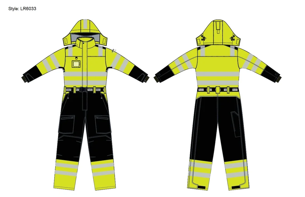 Vinterdress LR6033 gul str XXL v:1400486