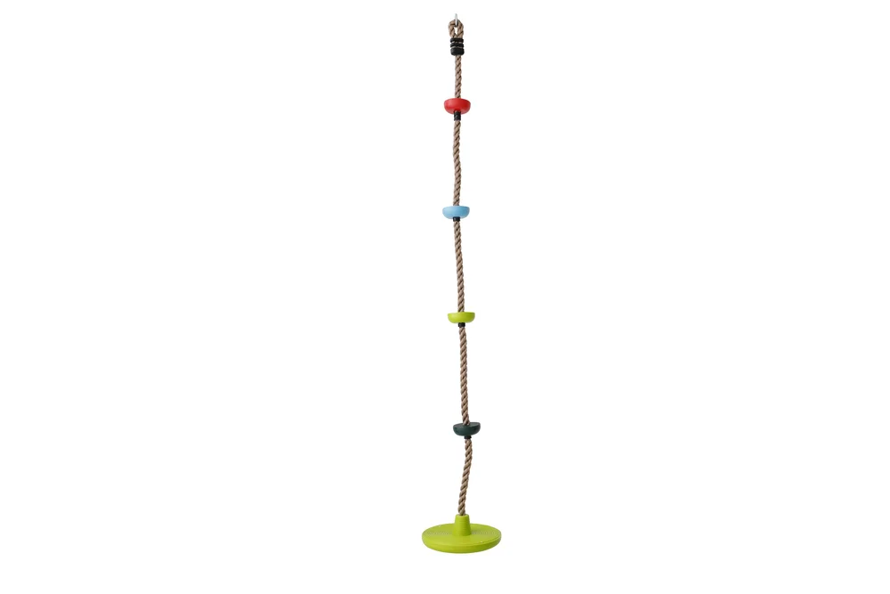 Klatretau med rund huske og plastknuter v:7117273