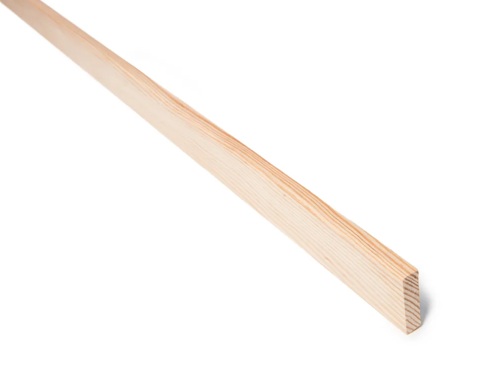 Gulvlist Enkel Rund ubehandlet Furu 12×045 v:4858949 Gulvlist Enkel Rund ubehandlet Furu 12×045 v:4858949