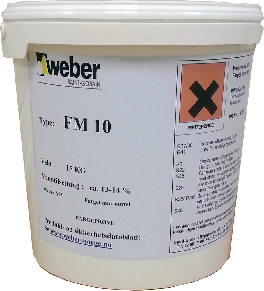 MURMØRTEL M10 FM1420 SS TOSCAN 15KG v:1689422