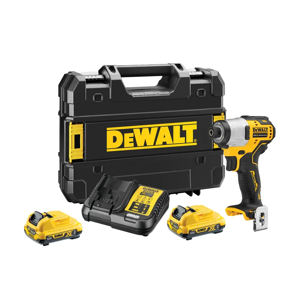 Dewalt Slagskrutrekker DCF801D2-QW, kompakt, 2Ah, sett, 12V v:3745343