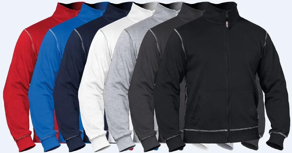 Collegejakke L 10 059 svart 2XL v:9865576 Collegejakke L 10 059 svart 2XL v:9865576