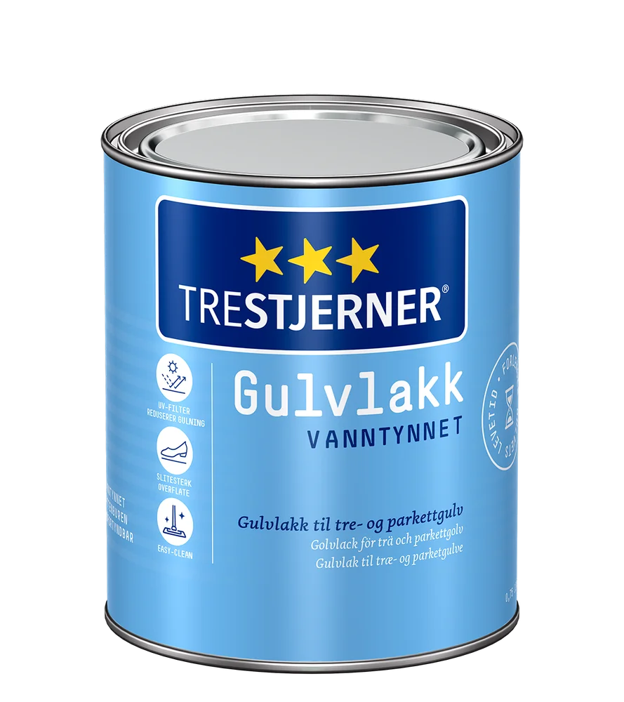 Trestjerner gulvlakk halvblank 0,75l v:3674649 Trestjerner gulvlakk halvblank 0,75l v:3674649