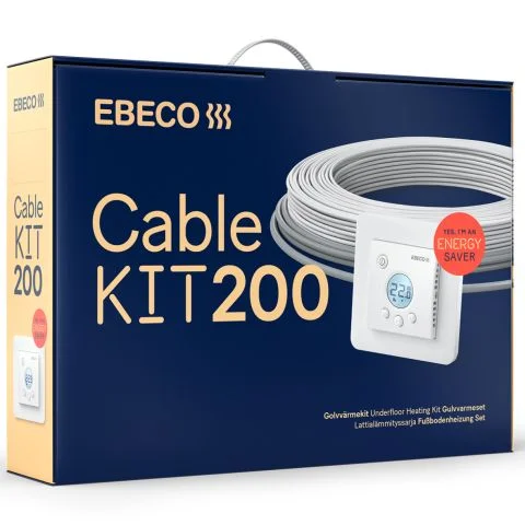 Cable Kit 200 Ebeco Gulvvarmesett 2818652 Cable Kit 200 Ebeco Gulvvarmesett 2818652