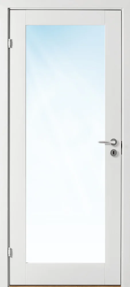 Spesial innerdør 100×200 Stil 1 med glass klassisk hvit v:4766958