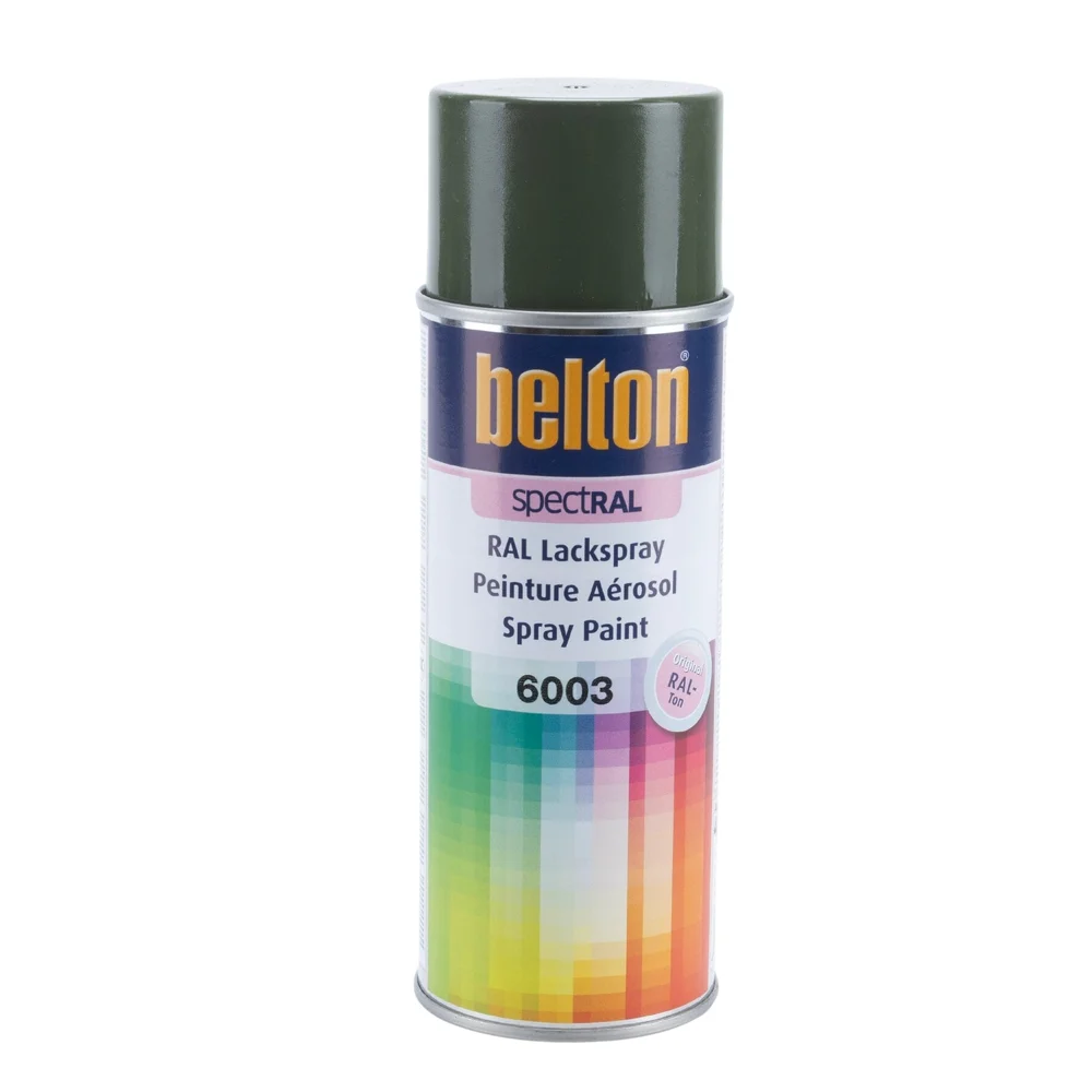 Belton Spraymaling, Olivengrønn RAL 6003, 400 ml v:4147580 Belton Spraymaling, Olivengrønn RAL 6003, 400 ml v:4147580