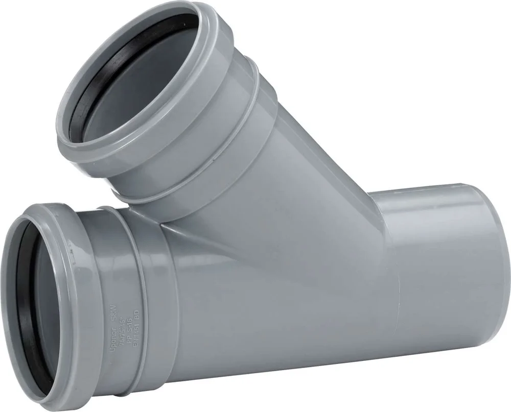 Uponor grenrør 110x110x45 grader v:6542826 Uponor grenrør 110x110x45 grader v:6542826