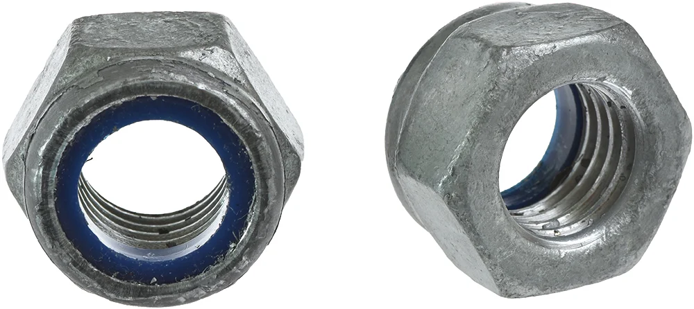 Låsemutter 6-kant varmforsinket M16 50 stk v:6317995