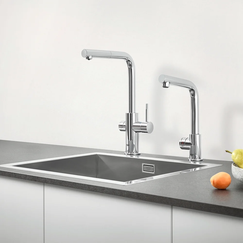 GROHE RED MONO KJØKKENKRAN OG M-STØRRELSE BEREDER KROM v:1083800