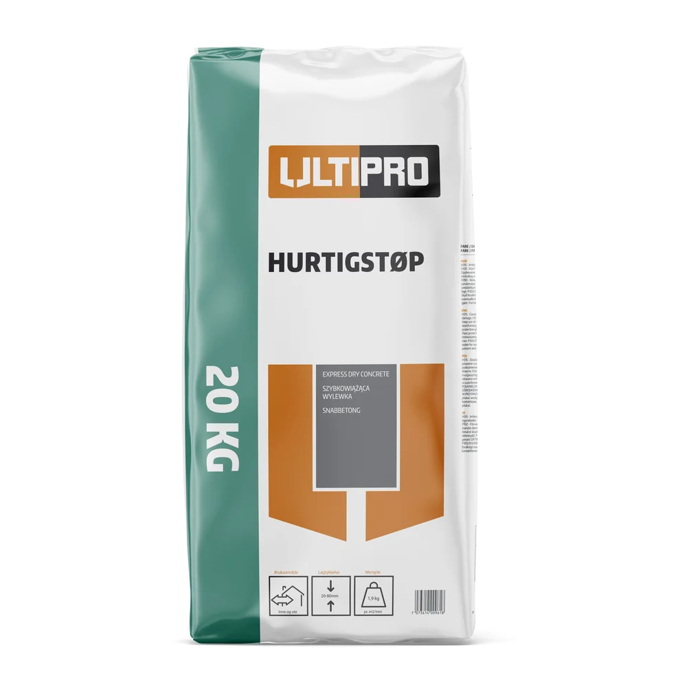 Ultipro hurtigstøp 20kg v:4163855