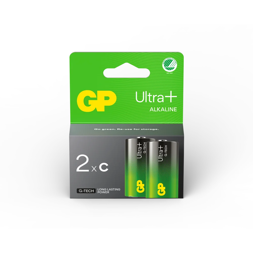 BATTERI ULTRA PLUS ALK C/LR14 2P v:9793994