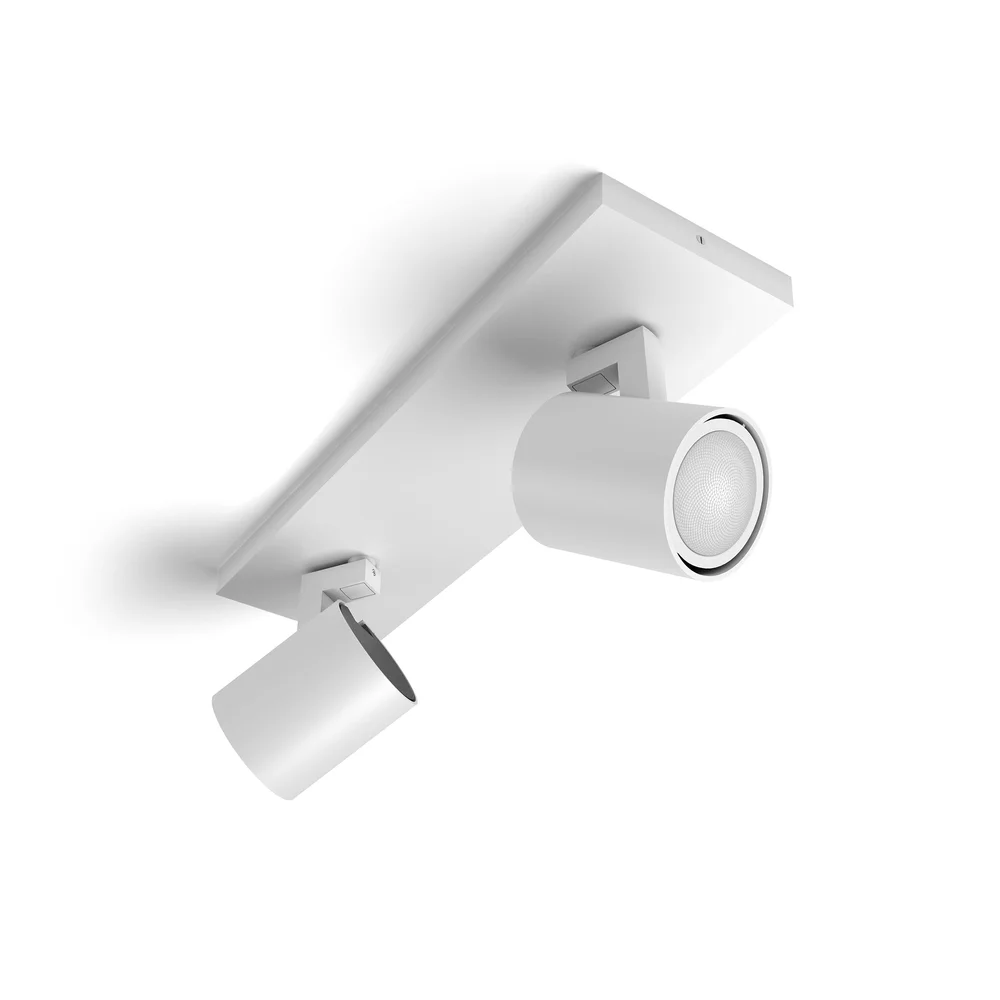 Philips Hue Spotlight tak Runner HUE, med bryter, 2x4,2W, hvit v:4709171