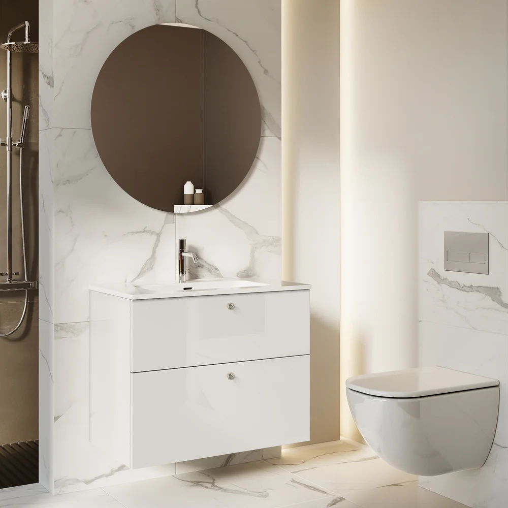 LIND PRIME 80 SERVANTSKAP HVIT v:1420003