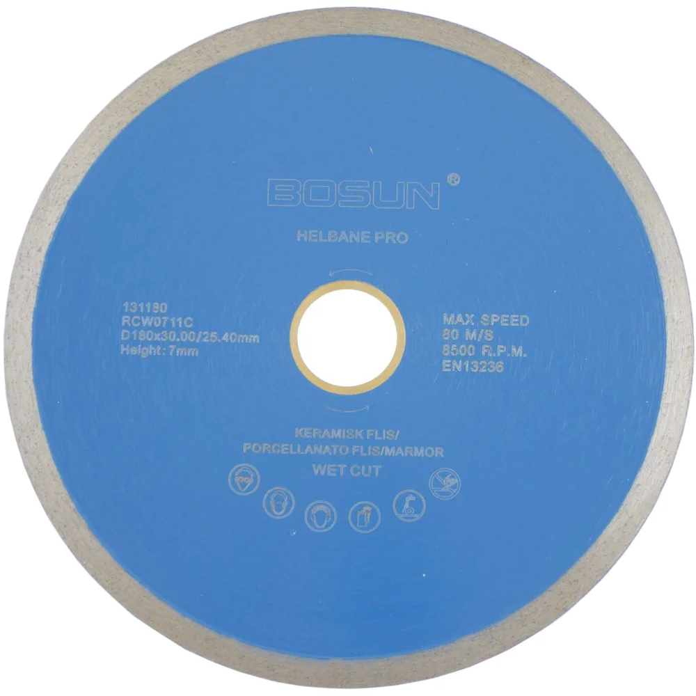BOSUN DIAMANTBLAD HELBANE 180/30-25.4 MM PRO BLÅ v:1273550