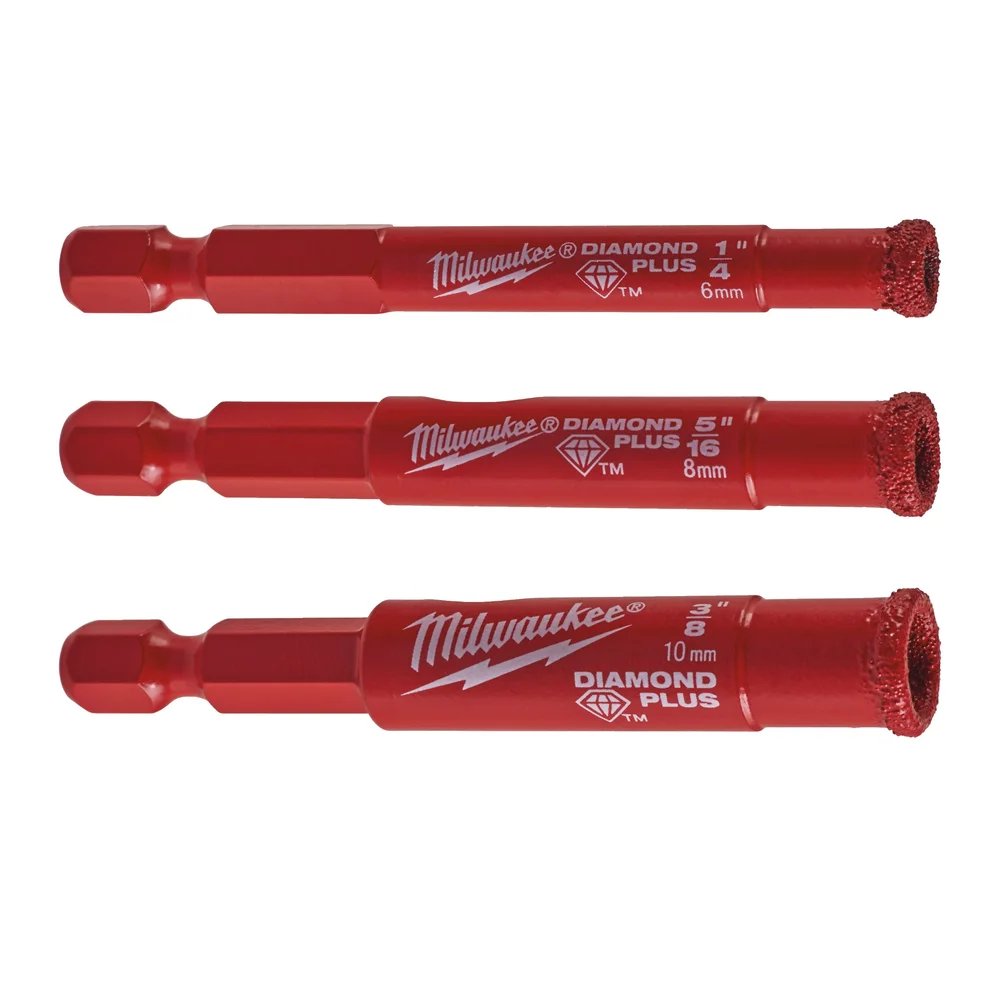 Milwaukee Diamantborresett HEX, 6-8-10 mm v:3129390