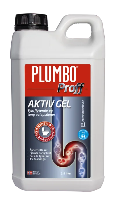 AVLØPSÅPNER AKTIV GEL 2,5 L v:5380261 AVLØPSÅPNER AKTIV GEL 2,5 L v:5380261